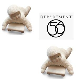 Deptartment 56 Snowbabies “Hold On Tight" Collectible Figurine Set of 2